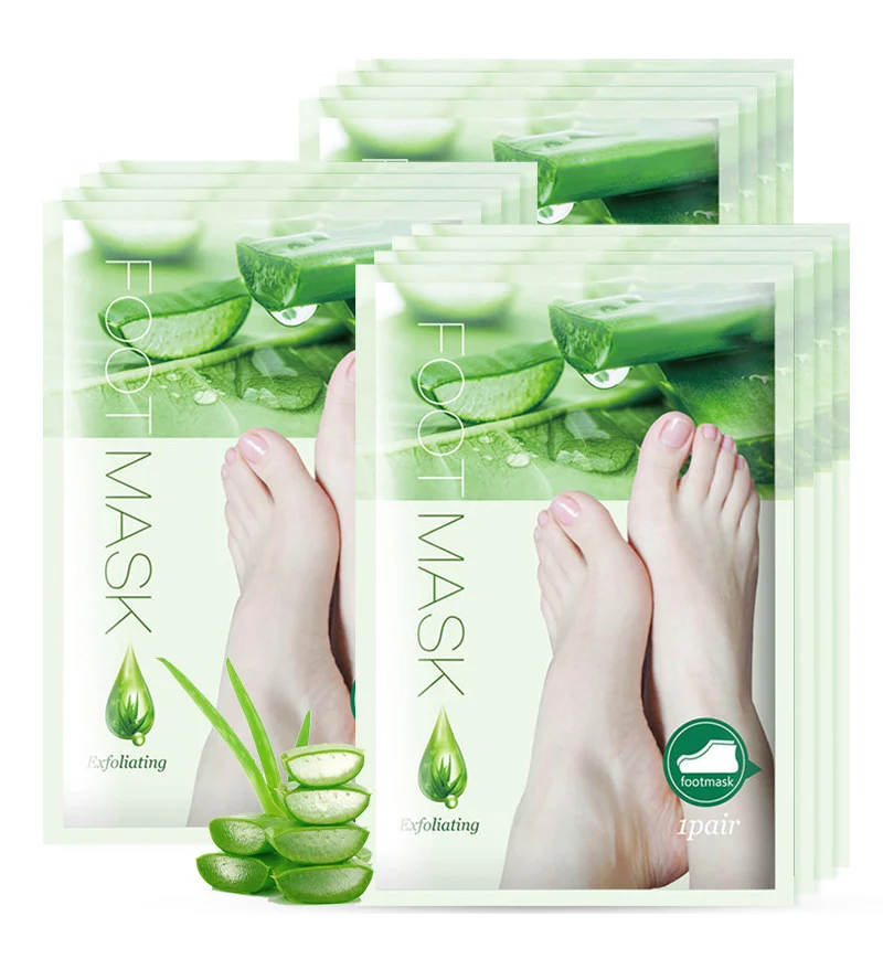 Aloe Vera Foot Mask Exfoliating and Moisturizing Treatment for Callus Removal 2 aloe vera foot mask exfoliating treatment sit xfudzt9h desc 2