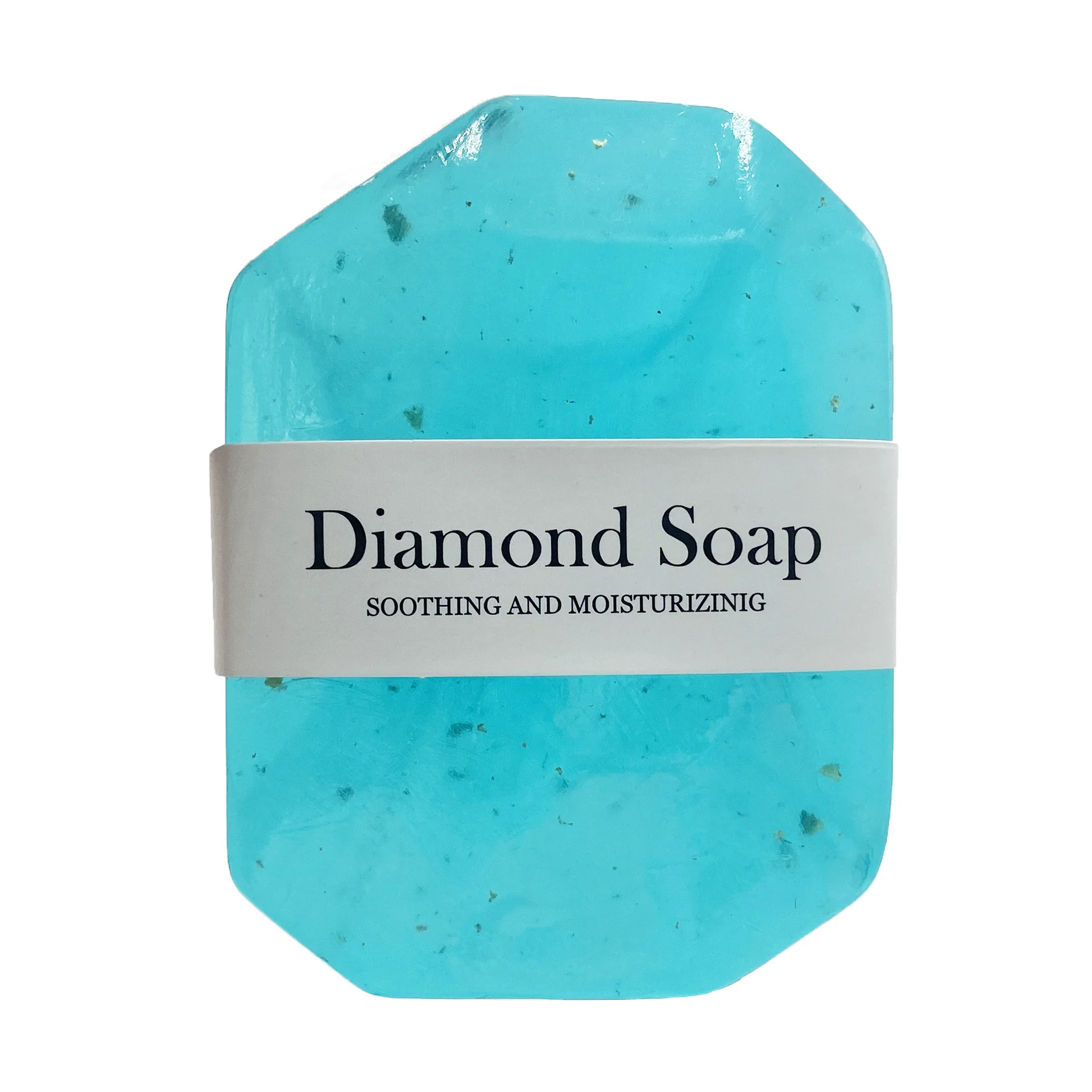 diamond-essential-oil-soap-90g-sit-hn39xmyu-desc-1 Handmade diamond-shaped essential oil soap with gold foil for soothing and moisturizing skincare