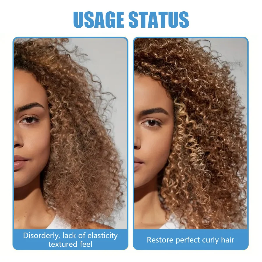 Miaofutong Hair Curl Cream Leave-in Styling Cream for Curly Hair, Hydrates & Defines, Non-Sticky, 250ml 6 hair curl cream styling sit 5zrse5ht desc 6