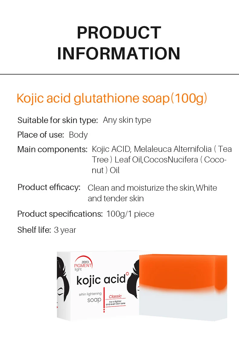 Kojic Acid Glutathione Soap 100g for Brightening and uneven tone Correction 1 kojic acid glutathione brightening soap 100g sit r5p5xzhf desc 1