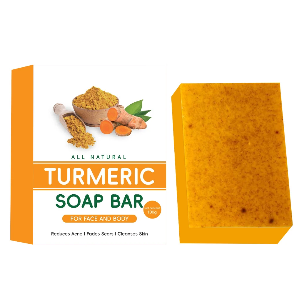 Turmeric Kojic Acid Soap Bar - Brightening & Exfoliating Face and Body Cleanser 5 turmeric kojic acid brightening soap sit qmthc9t9 desc 5