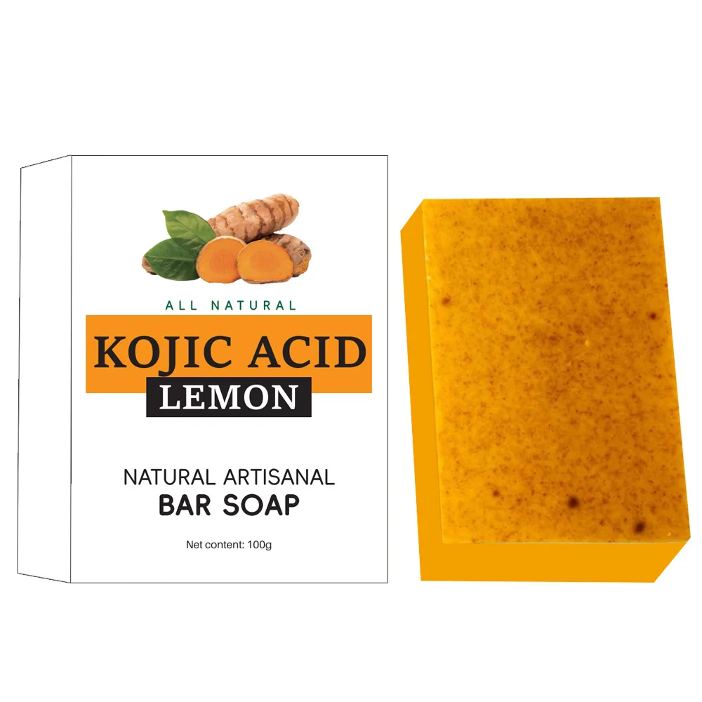Turmeric Kojic Acid Soap Bar - Brightening & Exfoliating Face and Body Cleanser 7 turmeric kojic acid brightening soap sit qmthc9t9 desc 7