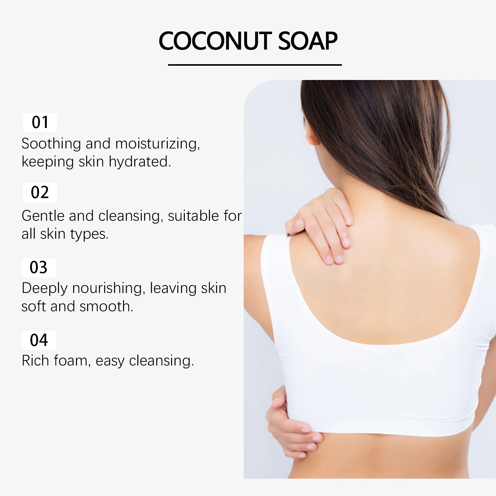 OceAura Coconut Skin Soothing Soap for Gentle Cleansing and Moisturizing 6 coconut skin soap mia 4atf5fm3 desc 6