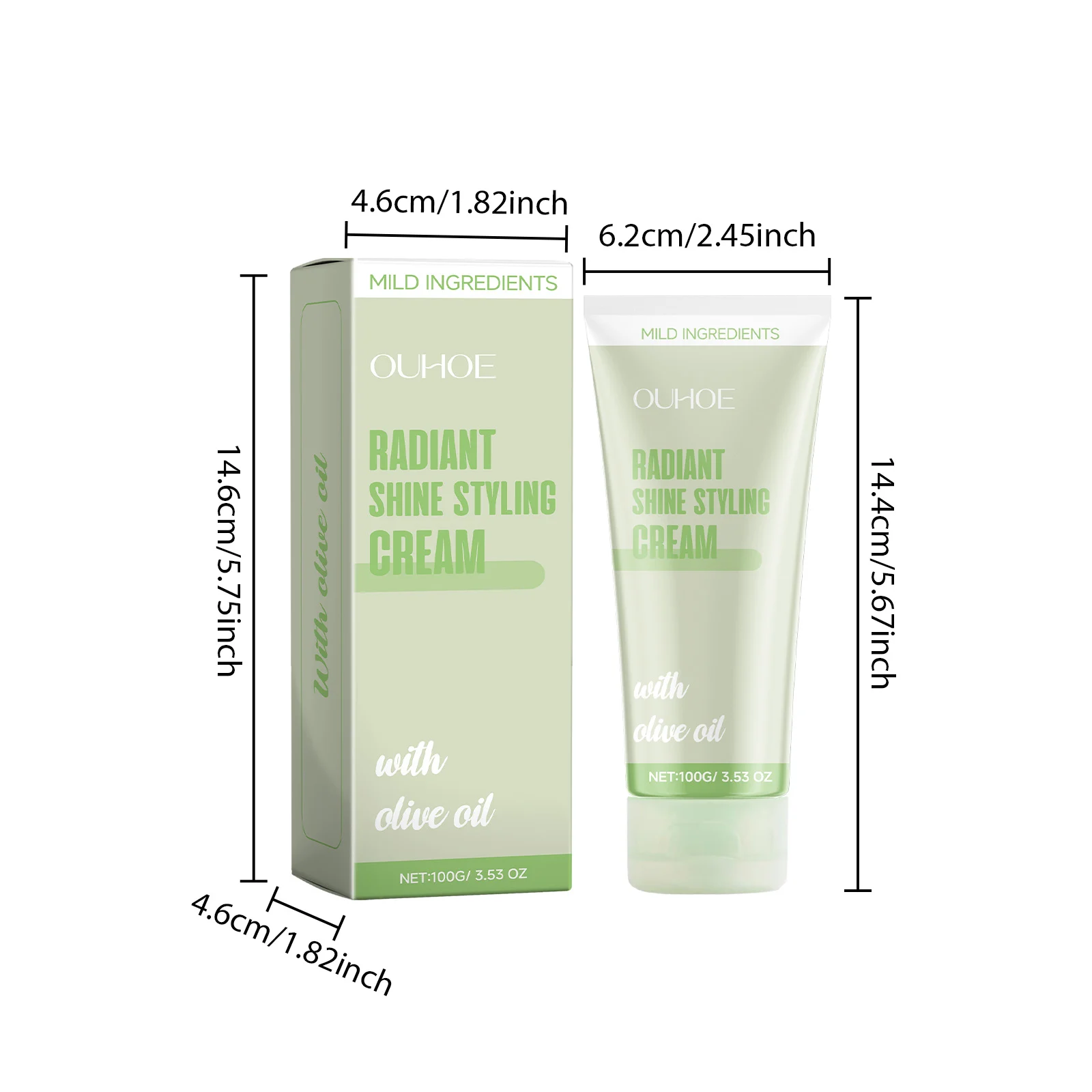 Hair Repair Cream 100g for Deep Nourishment, Frizz Control & Radiant Shine with Vitamin E & Citrus 1 hair repair cream 100g frizz control shine mia ce4wz2jd desc 1